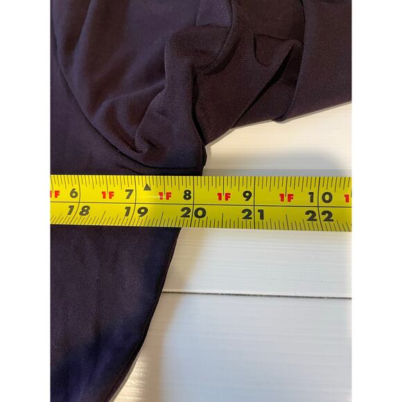 Michael Michael Kors Faux Wrap Dress Long Sleeves Sz XL Plum Stretch Career - Picture 9 of 10